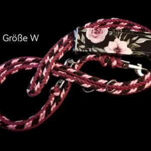 Zuppo Paracordleinen Set flowers black Größe W