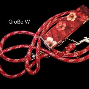 Zuppo Paracordleinen Set Red Flowers Größe W